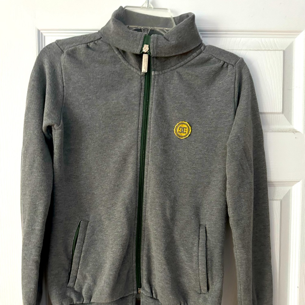 DC front zipper sweat jacket